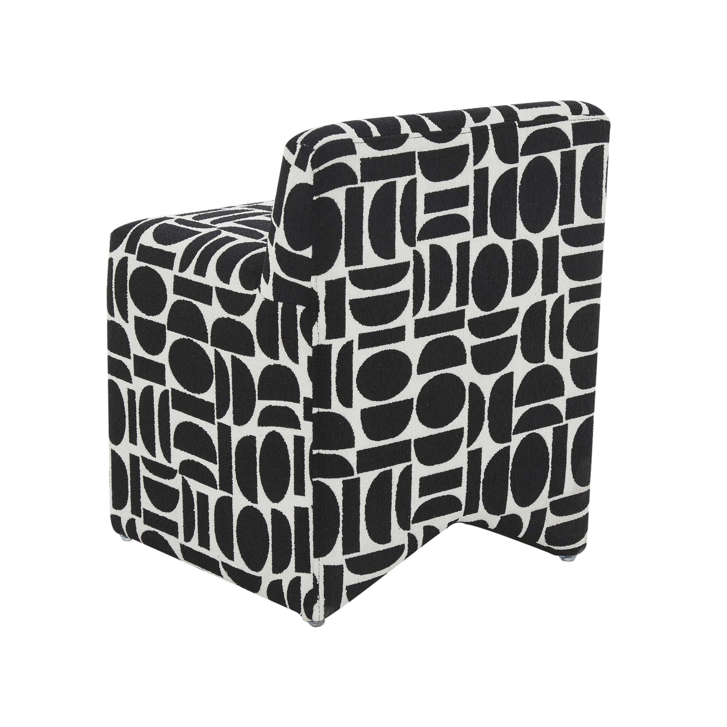 Pippa - Geometric Jacquard Weave Stool