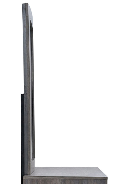Aberdeen - Mirror - Gray / Oak