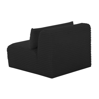 Tarra - Fluffy Oversized Corduroy Modular Armless Chair