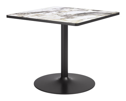 Caliza - Dining Table - Gray / Black