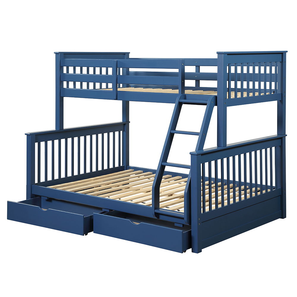 Haley II - Twin Over Full Bunk Bed With Storage