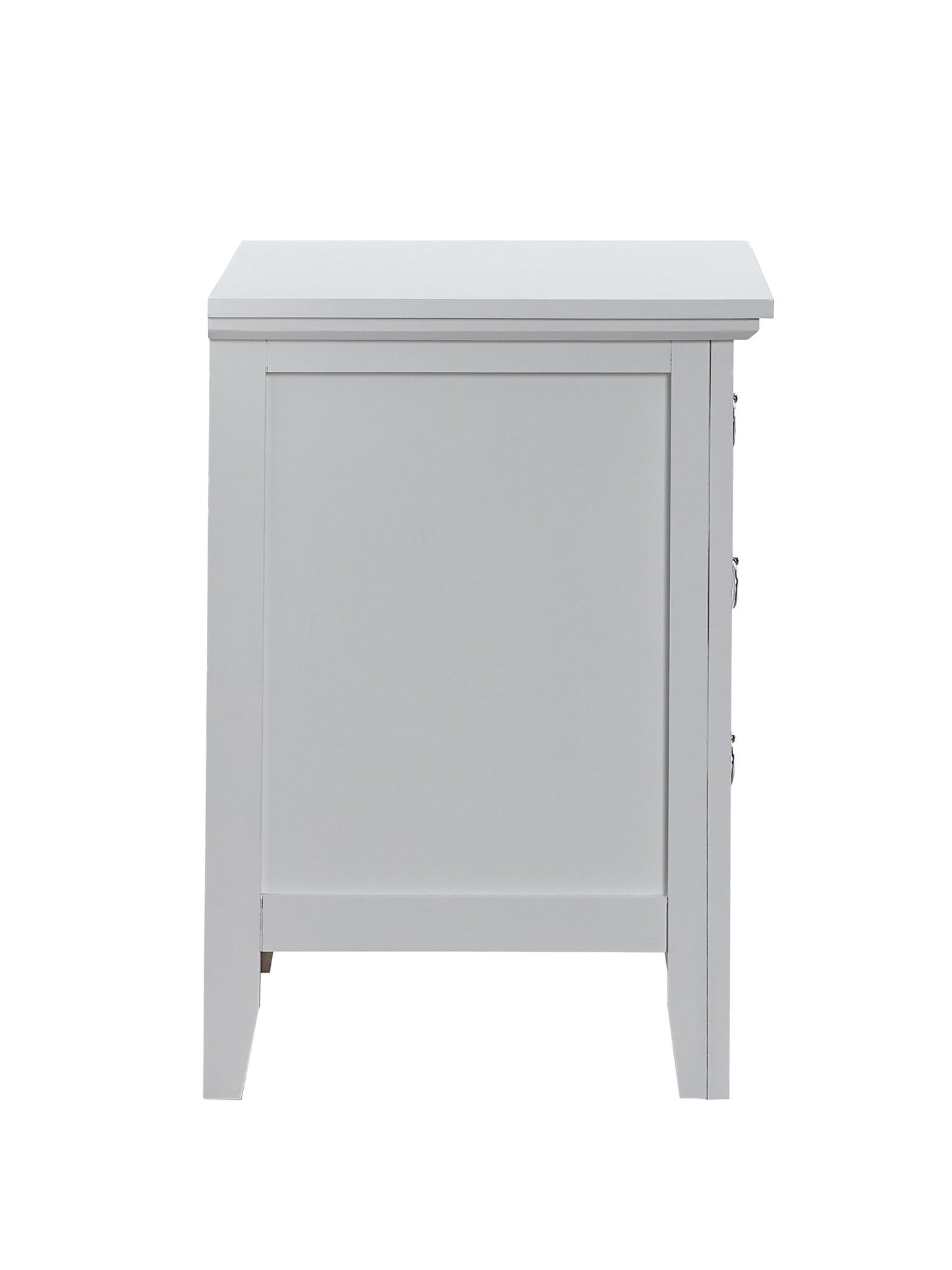 Hammond - 3 Drawer Wood Nightstand - White