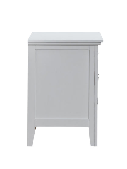 Hammond - 3 Drawer Wood Nightstand - White
