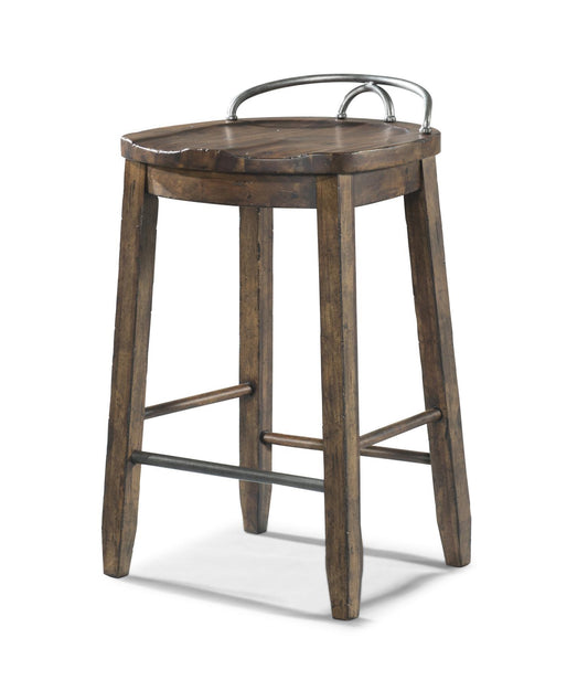 Trisha Yearwood Home - Cowboy Stool (Set of 2) - Coffee