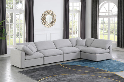 Indulge - Linen 5 Piece Modular Sectional