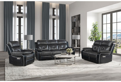 U5050 - Power Reclining Sofa / Power Reclining Loveseat / Power Recliner - Blanche Charcoal