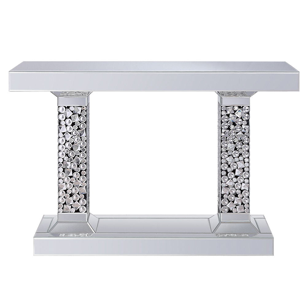 Kachina - Console Table - Mirrored & Faux Gems