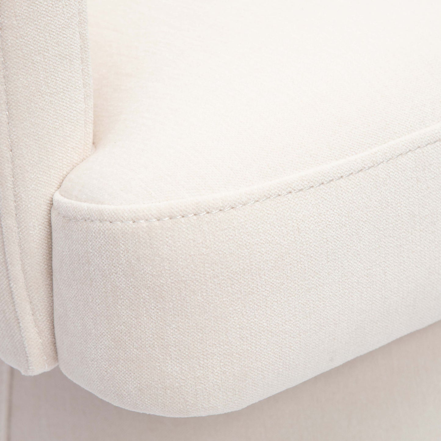 Kristen - Upcycled Chenille Rolling Desk Chair