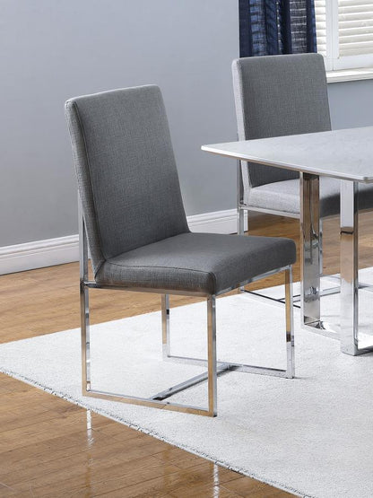 Mackinnon - Upholstered Dining Side Chair (Set of 2) - Gray