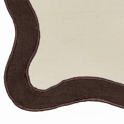Organic Cotton / Linen Wavy Challah Cover