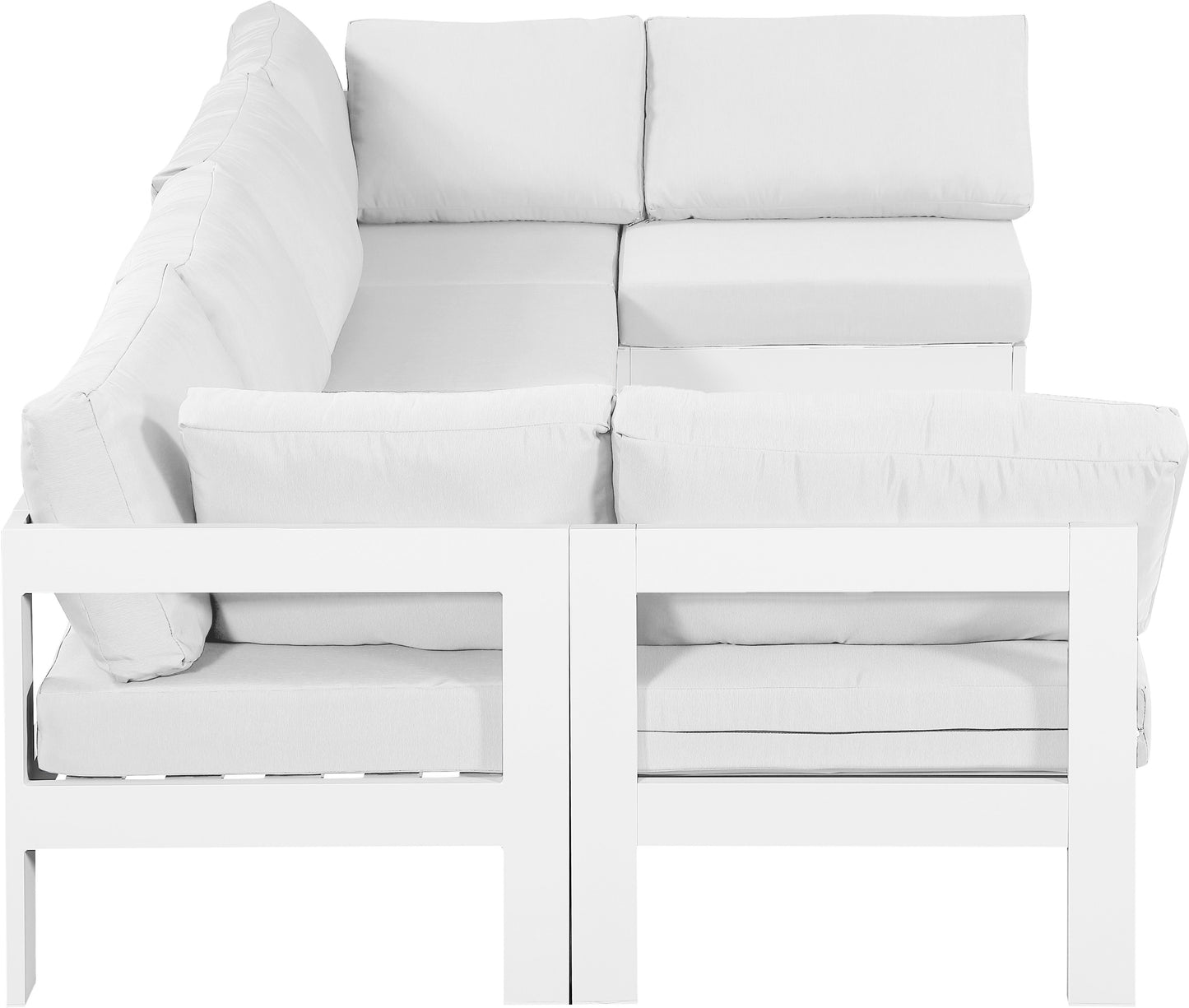 Nizuc - Outdoor Patio Modular Sectional - White