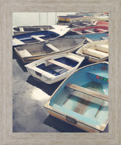 Dockside Drift - 28" x 34" Framed Wall Art