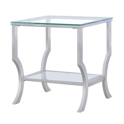 Saide - Rectangular Glass Top Table