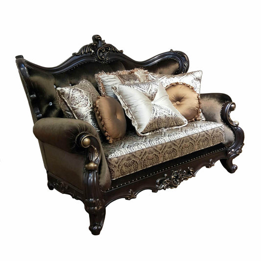 Aroma - Loveseat - Dark Brown