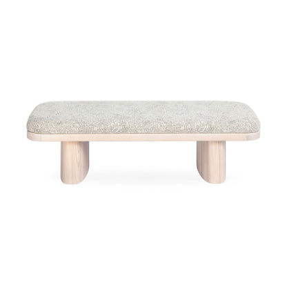 Ollie - Floral Jacquard Bench