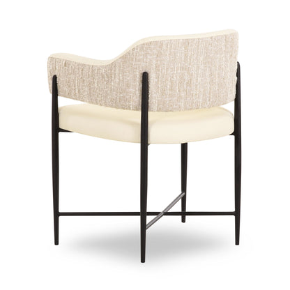 Sezanne - Vegan Leather 2-Tone Dining Chair