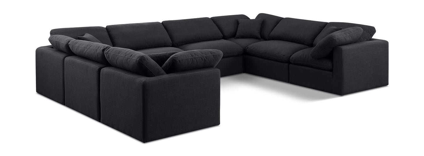 Indulge - Linen 8 Piece Modular Sectional
