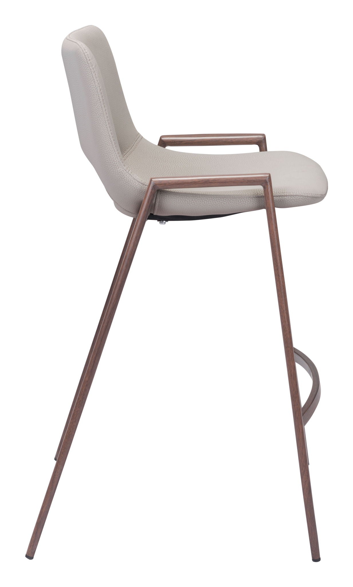 Desi - Counter Stool With Walnut Legs (Set of 2)