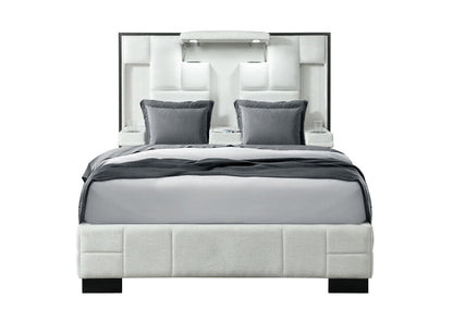 Oscar - Queen Bed - White