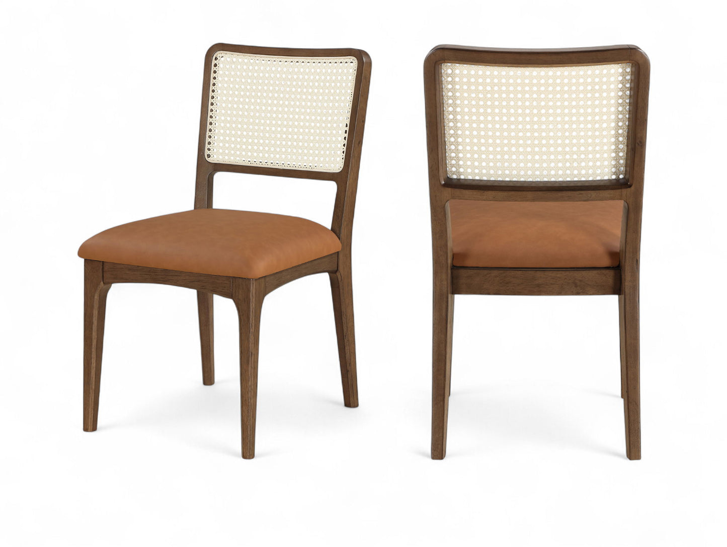 Atrium - Upholstered Seat Dining Chair With Brushed Brown Base (Set of 2)