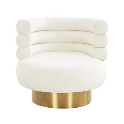 Naomi - Velvet Swivel Chair