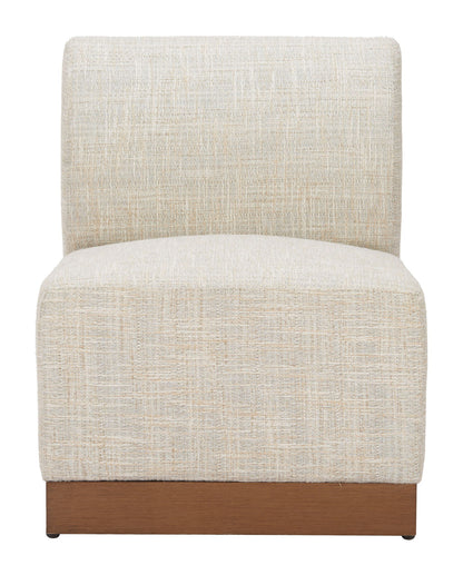 Christy - Armless Chair - Beige