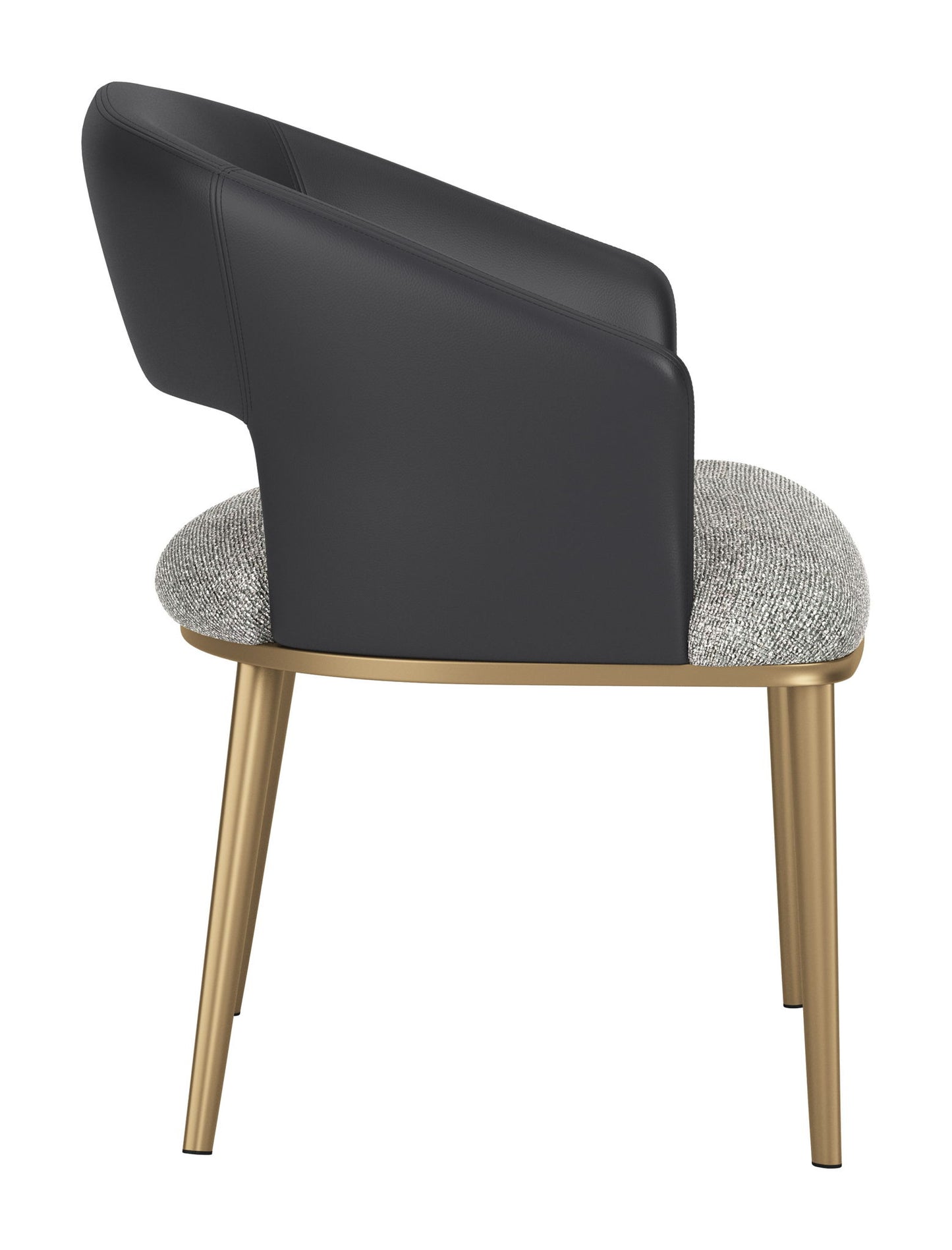 Edmond - Dining Chair - Gray / Black
