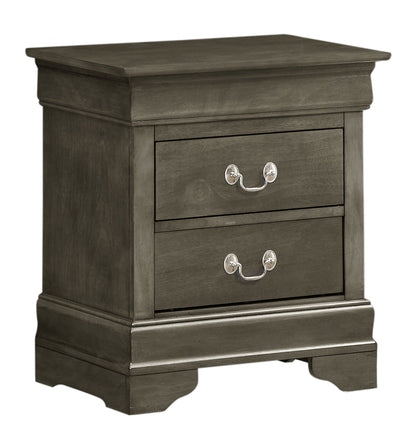 Glory Furniture - Louis Phillipe - 2 Drawer Nightstand