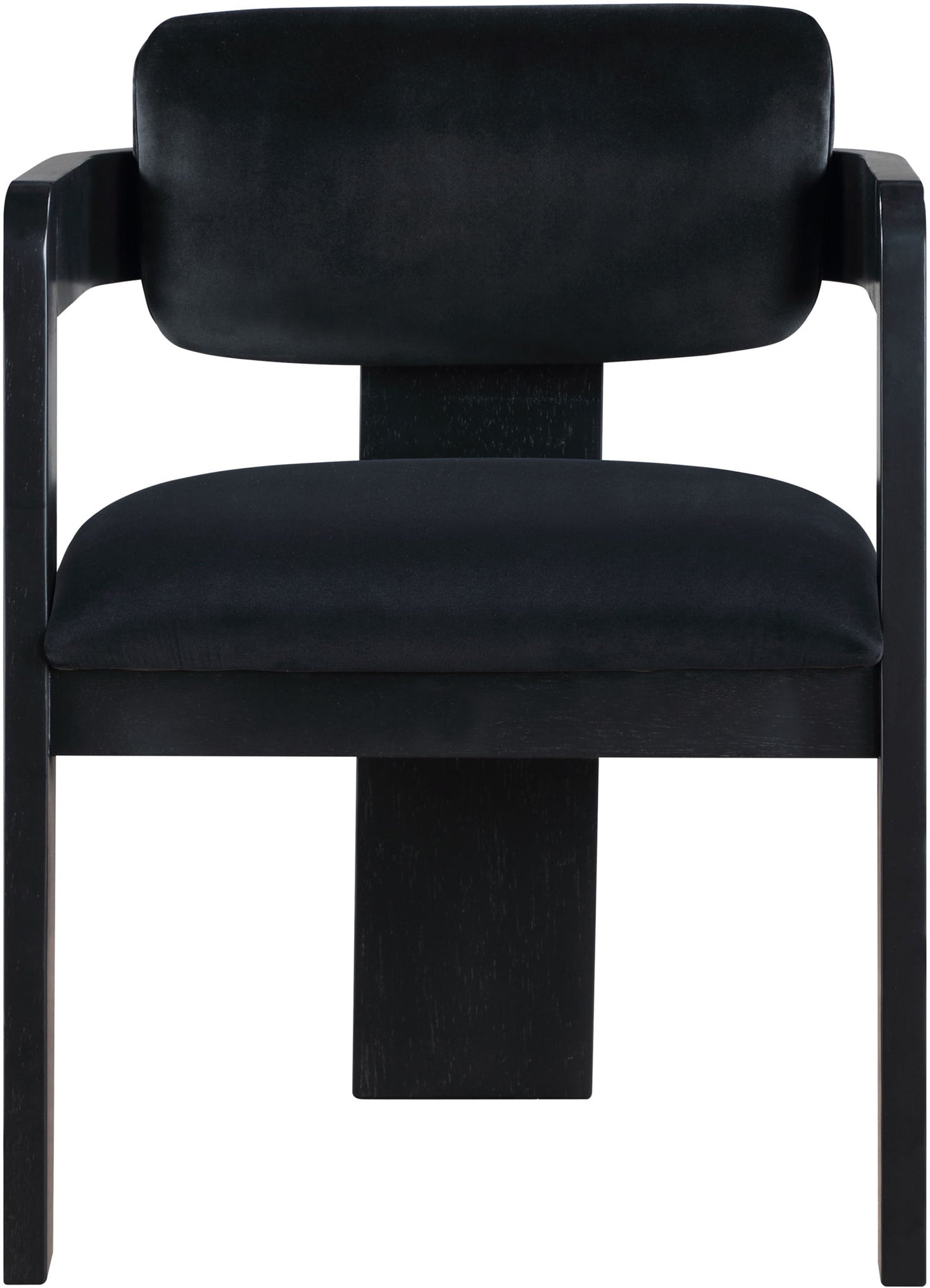 Sacha - Velvet Dining Chair With Black Base (Set of 2)