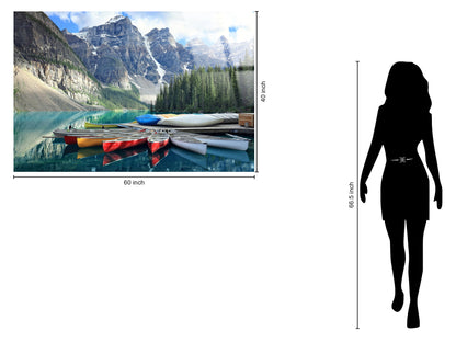 "Tranquil Reflections" Tempered Glass - Blue / Green / Red