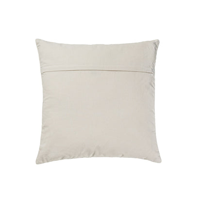 Tabitha - 20" Square Embroidered Throw Pillow - (Cover) - Cream
