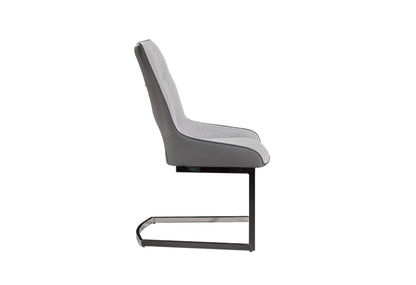 D1119 - Dining Chair - Dark Gray / Light Gray