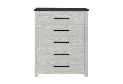 Ava - 5 Piece King Bedroom Set - Beige