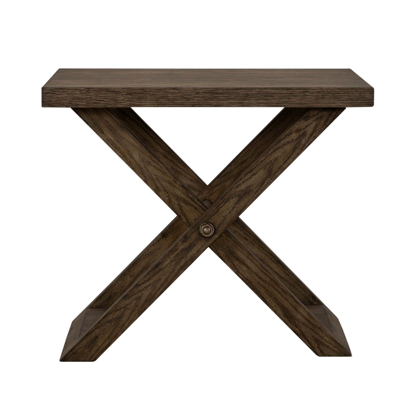 Crossroads - End Table - Dark Brown