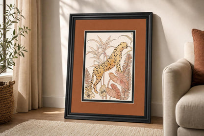 34x40 Blush Cheetah II By Annie Warren - Light Brown
