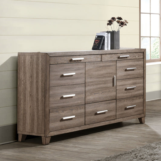 Harrisburg - 9 Drawer Dresser - Walnut