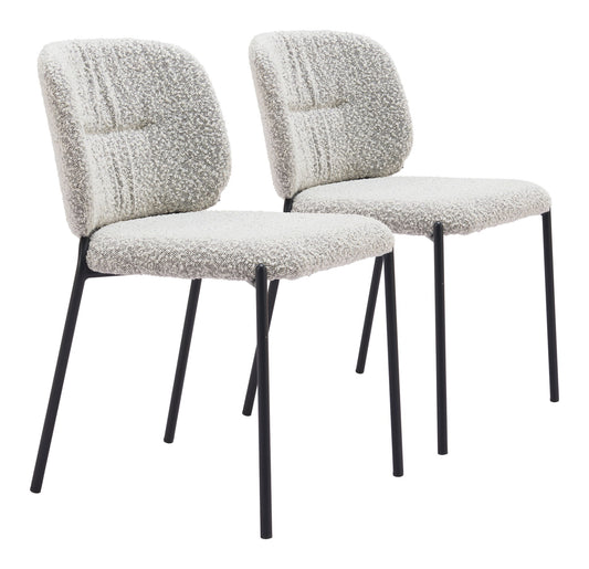 Plat - Dining Chair (Set of 2) - Gray