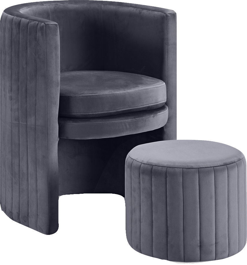 Selena - Accent Chair and Ottoman Set