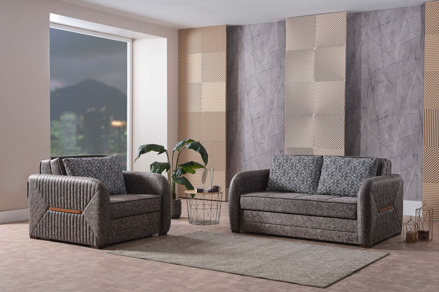 Ottomanson Speedy - Convertible Loveseat With Storage