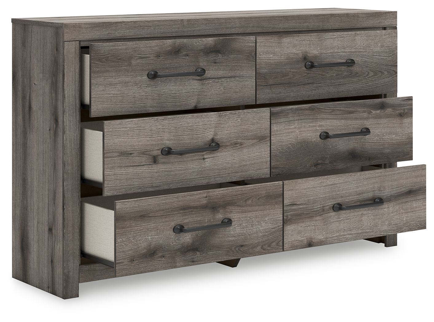 Graystorm - Six Drawer Dresser - Brown Gray