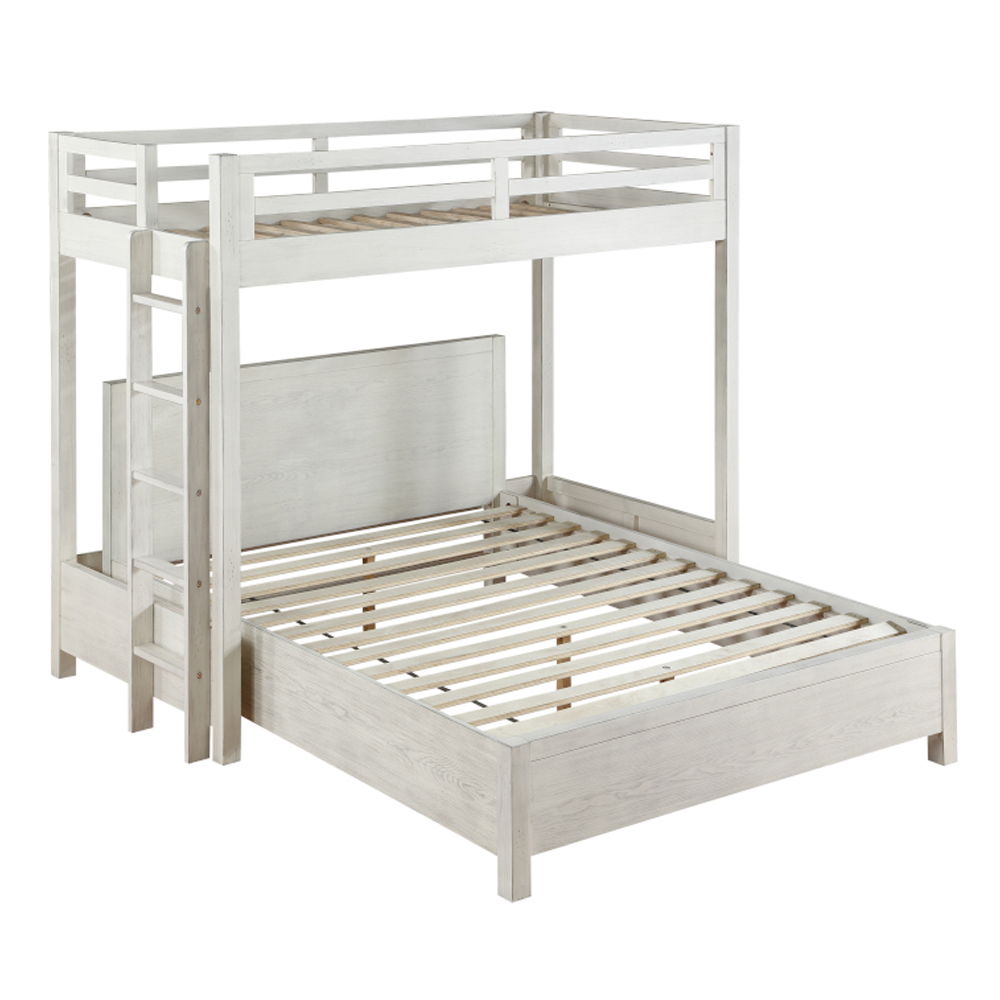 Celerina - Twin Loft Bed - Weathered White