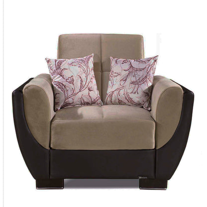 Ottomanson Armada Air - Upholstered Convertible Armchair With Storage