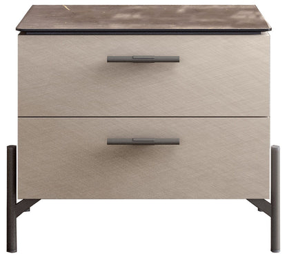 Silvia - Nightstand - Beige