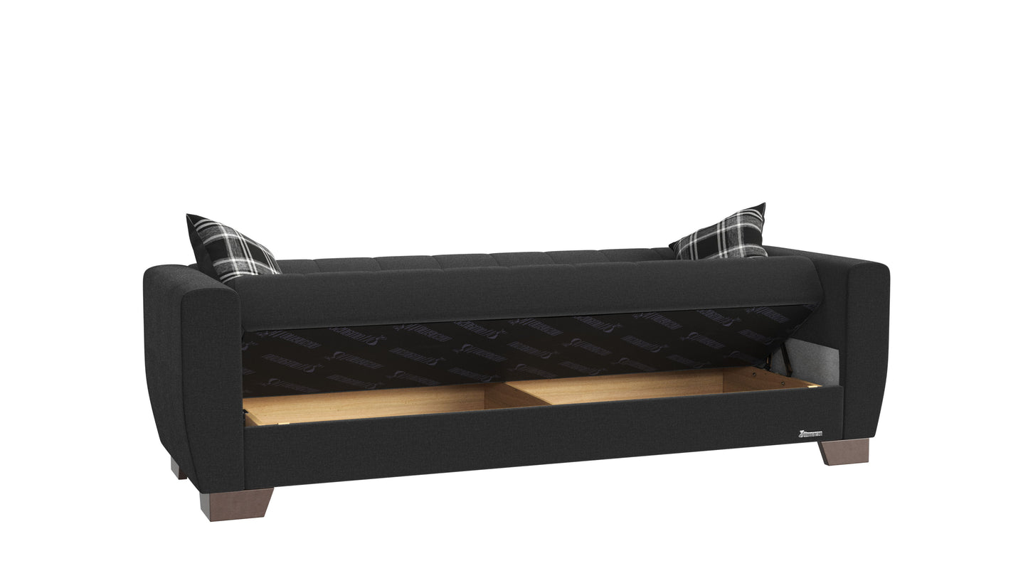 Ottomanson Barato - Upholstered Convertible Sofabed With Storage