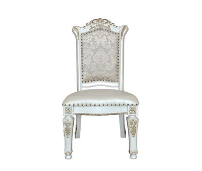 Vendom - Side Chair (Set of 2) - PU & Antique Pearl Finish