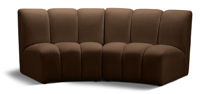 Infinity - 2 Piece Modular Sectional - Brown