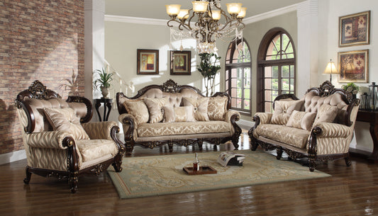 Jade - Sofa And Loveseat - Dark Brown