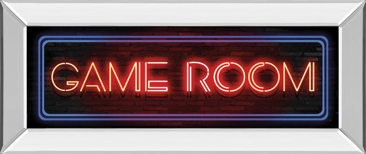Game Room Neon Sign By Mollie B - Black