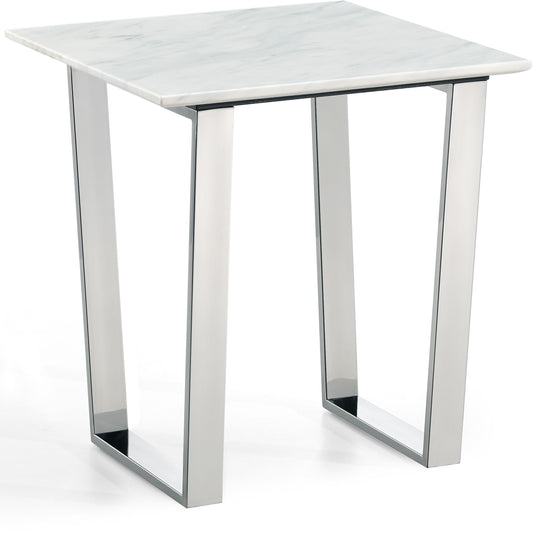 Carlton - End Table - Pearl Silver