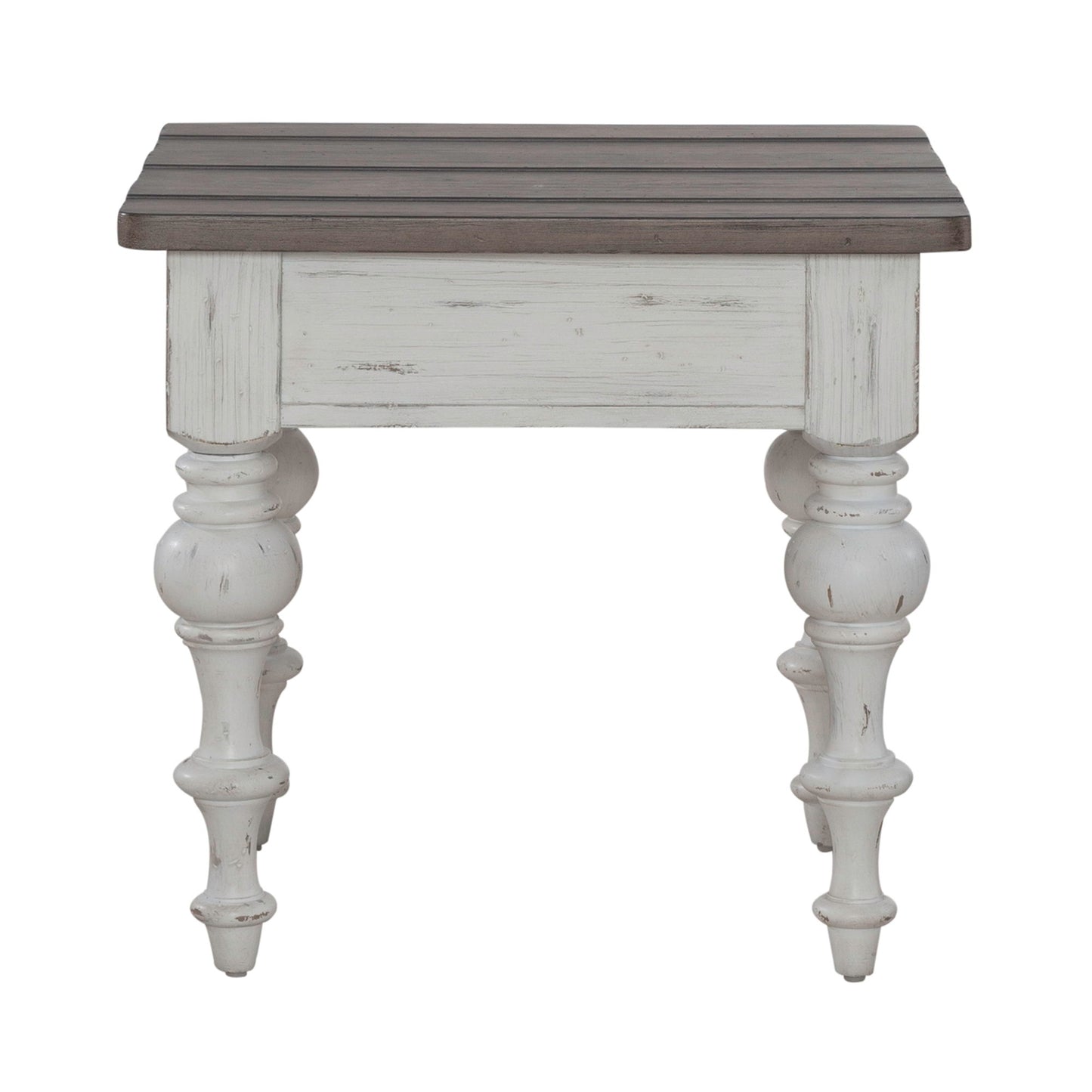 River Place - End Table - White